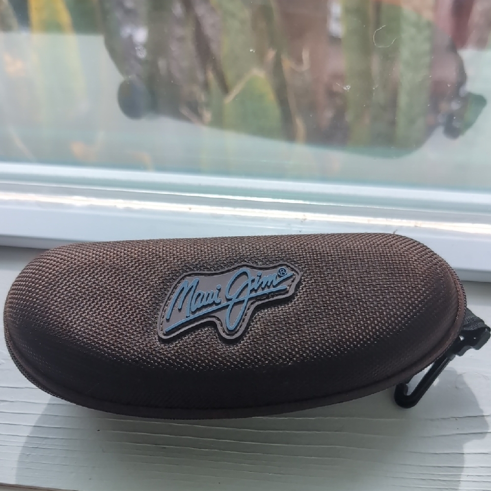 Maui Jim Dark Brown Sunglasses Case